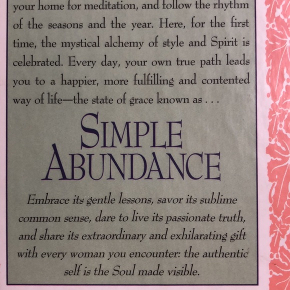 Simple Abundance A Day Book Of Comfort And Joy - Picture 7 of 16
